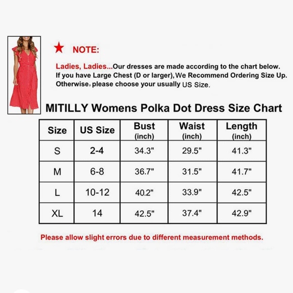 Yellow Polka Dot  Sleeveless V Neck Swing Midi Dress with Pockets M - Picture 4 of 4